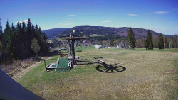 Horní část sjezdovky Skiareálu Ramzová