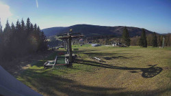 Horní část sjezdovky Skiareálu Ramzová