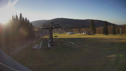 Horní část sjezdovky Skiareálu Ramzová