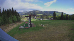 Horní část sjezdovky Skiareálu Ramzová