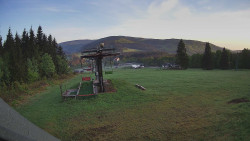 Horní část sjezdovky Skiareálu Ramzová