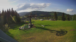 Horní část sjezdovky Skiareálu Ramzová