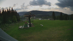 Horní část sjezdovky Skiareálu Ramzová