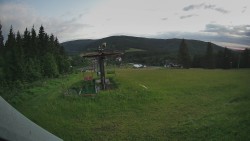 Horní část sjezdovky Skiareálu Ramzová