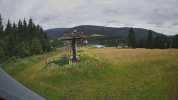 Horní část sjezdovky Skiareálu Ramzová