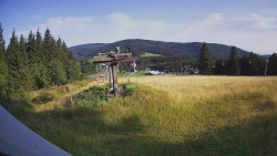 Oberer Teil der Skipiste im Skigebiet Ramzová