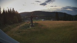 Horní část sjezdovky Skiareálu Ramzová