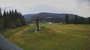 Mountain attractions Ramzová - Upper part of the ski slope at the Ramzová Ski Resort - 1.8.2026 v 07:30 Mountain attractions Ramzová - Upper part of the ski slope at the Ramzová Ski Resort - 1.8.2026 v 07:30