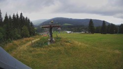 Oberer Teil der Skipiste im Skigebiet Ramzová
