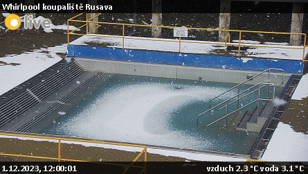 Koupaliště Rusava - Whirlpool koupaliště Rusava - 1.12.2023 v 12:00