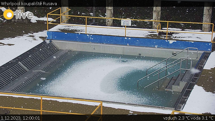Koupaliště Rusava - Whirlpool koupaliště Rusava - 1.12.2023 v 12:00 Koupaliště Rusava - Whirlpool koupaliště Rusava - 1.12.2023 v 12:00
