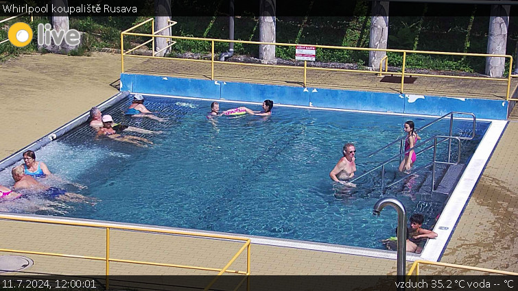 Koupaliště Rusava - Whirlpool koupaliště Rusava - 11.7.2024 v 12:00 Koupaliště Rusava - Whirlpool koupaliště Rusava - 11.7.2024 v 12:00