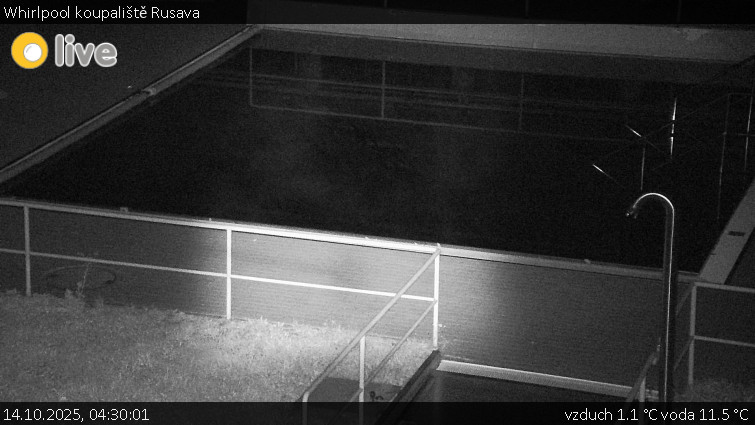 Koupaliště Rusava - Whirlpool koupaliště Rusava - 14.10.2025 v 04:30 Koupaliště Rusava - Whirlpool koupaliště Rusava - 14.10.2025 v 04:30