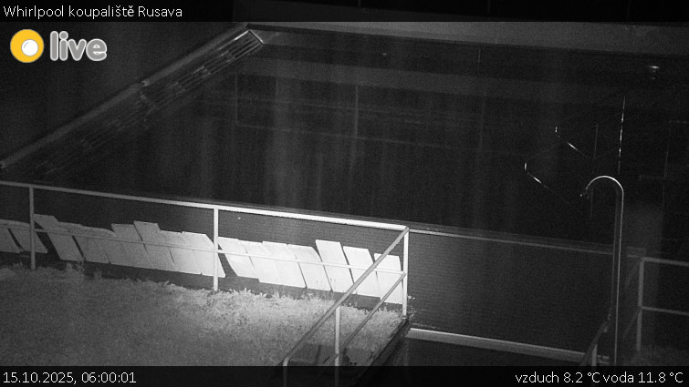 Koupaliště Rusava - Whirlpool koupaliště Rusava - 15.10.2025 v 06:00 Koupaliště Rusava - Whirlpool koupaliště Rusava - 15.10.2025 v 06:00