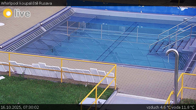 Koupaliště Rusava - Whirlpool koupaliště Rusava - 16.10.2025 v 07:30 Koupaliště Rusava - Whirlpool koupaliště Rusava - 16.10.2025 v 07:30