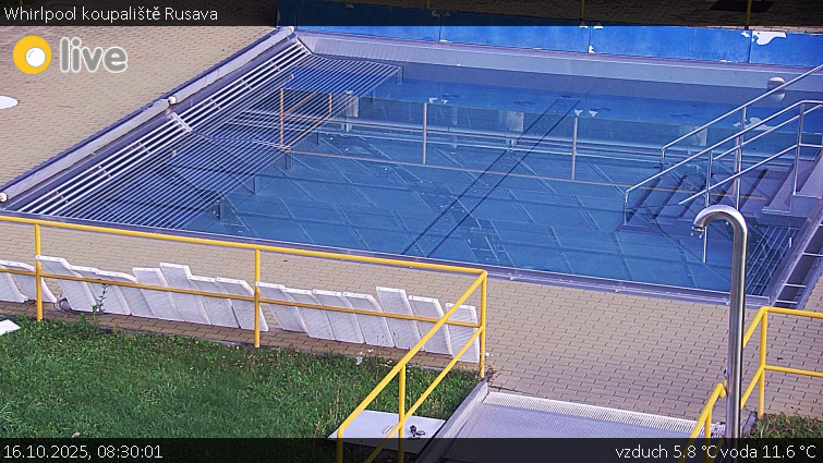 Koupaliště Rusava - Whirlpool koupaliště Rusava - 16.10.2025 v 08:30 Koupaliště Rusava - Whirlpool koupaliště Rusava - 16.10.2025 v 08:30