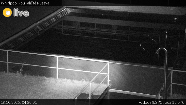 Koupaliště Rusava - Whirlpool koupaliště Rusava - 18.10.2025 v 04:30 Koupaliště Rusava - Whirlpool koupaliště Rusava - 18.10.2025 v 04:30
