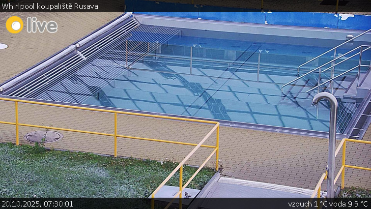 Koupaliště Rusava - Whirlpool koupaliště Rusava - 20.10.2025 v 07:30 Koupaliště Rusava - Whirlpool koupaliště Rusava - 20.10.2025 v 07:30