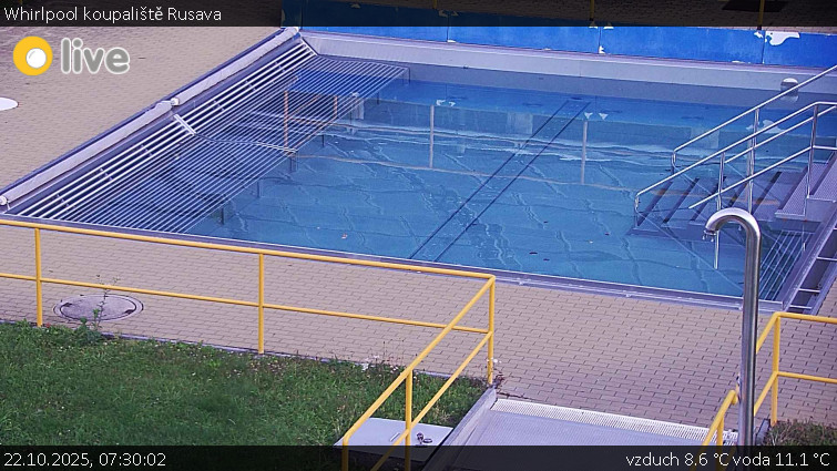 Koupaliště Rusava - Whirlpool koupaliště Rusava - 22.10.2025 v 07:30 Koupaliště Rusava - Whirlpool koupaliště Rusava - 22.10.2025 v 07:30