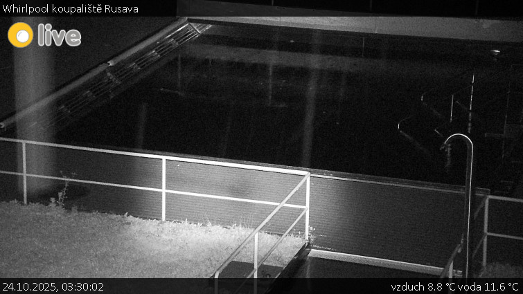 Koupaliště Rusava - Whirlpool koupaliště Rusava - 24.10.2025 v 03:30 Koupaliště Rusava - Whirlpool koupaliště Rusava - 24.10.2025 v 03:30