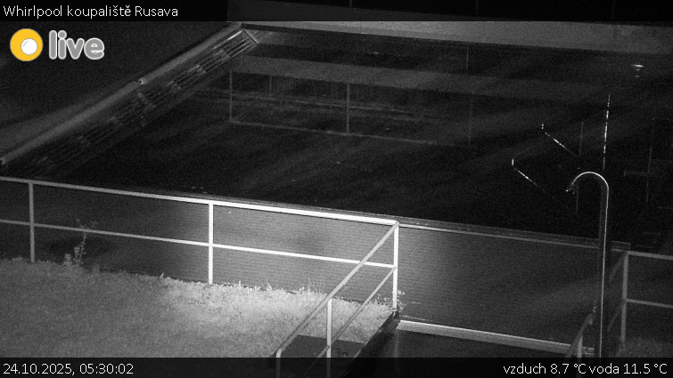 Koupaliště Rusava - Whirlpool koupaliště Rusava - 24.10.2025 v 05:30 Koupaliště Rusava - Whirlpool koupaliště Rusava - 24.10.2025 v 05:30