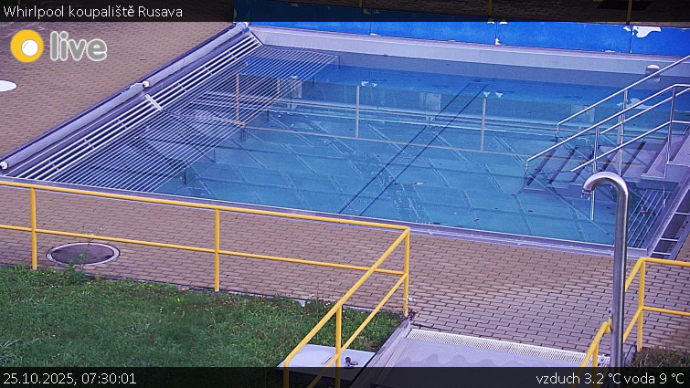 Koupaliště Rusava - Whirlpool koupaliště Rusava - 25.10.2025 v 07:30 Koupaliště Rusava - Whirlpool koupaliště Rusava - 25.10.2025 v 07:30