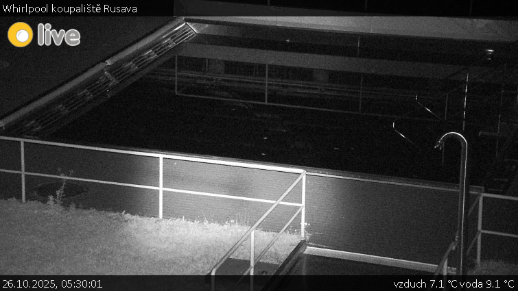 Koupaliště Rusava - Whirlpool koupaliště Rusava - 26.10.2025 v 05:30 Koupaliště Rusava - Whirlpool koupaliště Rusava - 26.10.2025 v 05:30