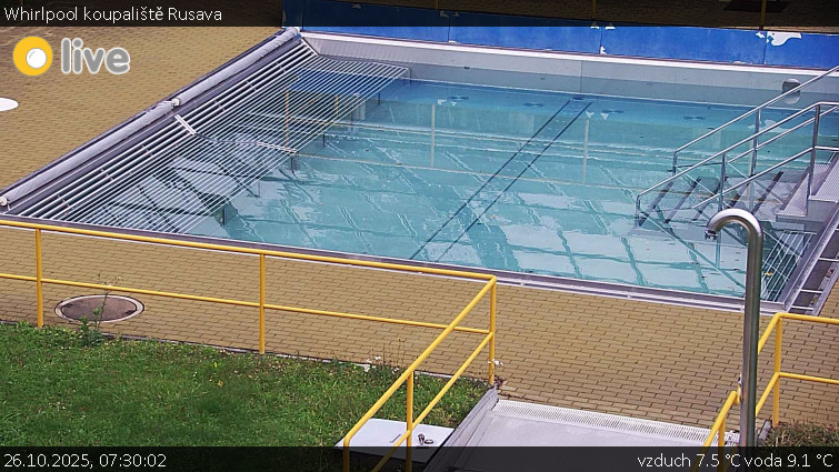 Koupaliště Rusava - Whirlpool koupaliště Rusava - 26.10.2025 v 07:30 Koupaliště Rusava - Whirlpool koupaliště Rusava - 26.10.2025 v 07:30