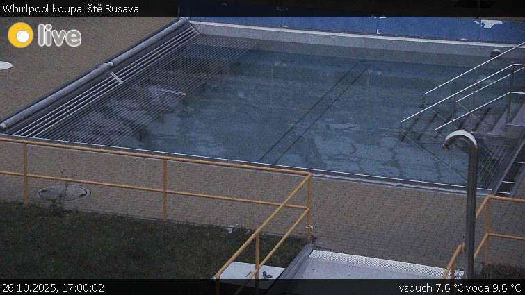 Koupaliště Rusava - Whirlpool koupaliště Rusava - 26.10.2025 v 17:00 Koupaliště Rusava - Whirlpool koupaliště Rusava - 26.10.2025 v 17:00