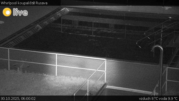 Koupaliště Rusava - Whirlpool koupaliště Rusava - 30.10.2025 v 06:00 Koupaliště Rusava - Whirlpool koupaliště Rusava - 30.10.2025 v 06:00