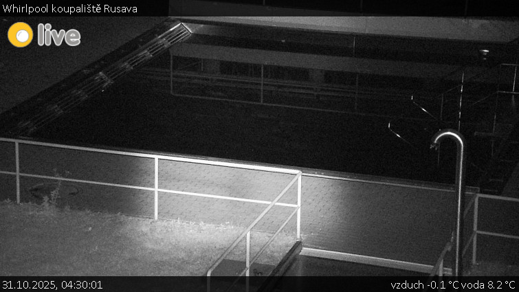 Koupaliště Rusava - Whirlpool koupaliště Rusava - 31.10.2025 v 04:30 Koupaliště Rusava - Whirlpool koupaliště Rusava - 31.10.2025 v 04:30