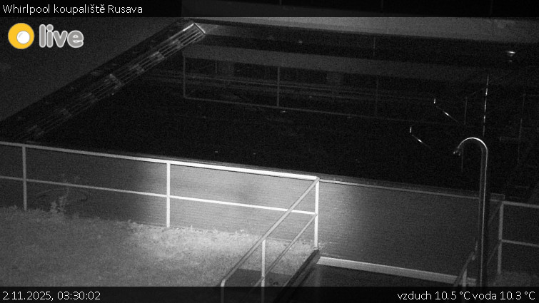 Koupaliště Rusava - Whirlpool koupaliště Rusava - 2.11.2025 v 03:30 Koupaliště Rusava - Whirlpool koupaliště Rusava - 2.11.2025 v 03:30