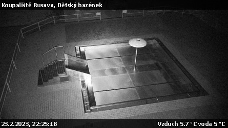 Koupaliště Rusava - Dětský bazének - 23.2.2023 v 22:25