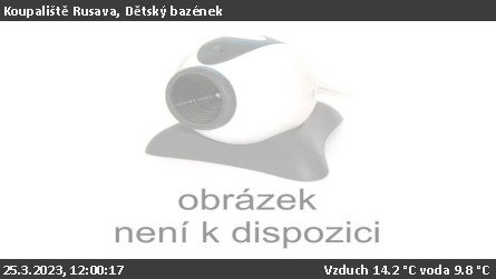 Koupaliště Rusava - Dětský bazének - 25.3.2023 v 12:00