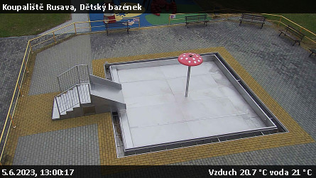 Koupaliště Rusava - Dětský bazének - 5.6.2023 v 13:00