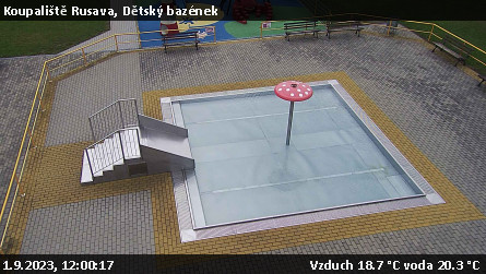 Koupaliště Rusava - Dětský bazének - 1.9.2023 v 12:00