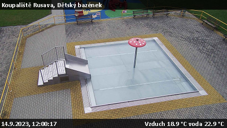 Koupaliště Rusava - Dětský bazének - 14.9.2023 v 12:00