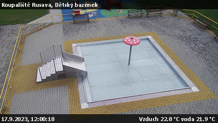 Koupaliště Rusava - Dětský bazének - 17.9.2023 v 12:00