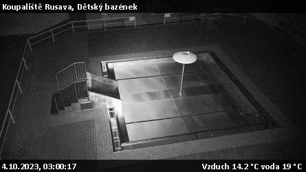 Koupaliště Rusava - Dětský bazének - 4.10.2023 v 03:00
