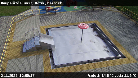 Koupaliště Rusava - Dětský bazének - 2.11.2023 v 12:00