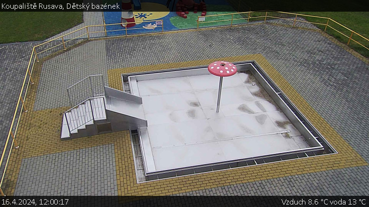Koupaliště Rusava - Dětský bazének - 16.4.2024 v 12:00 Koupaliště Rusava - Dětský bazének - 16.4.2024 v 12:00