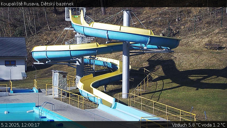 Koupaliště Rusava - Dětský bazének - 5.2.2025 v 12:00 Koupaliště Rusava - Dětský bazének - 5.2.2025 v 12:00