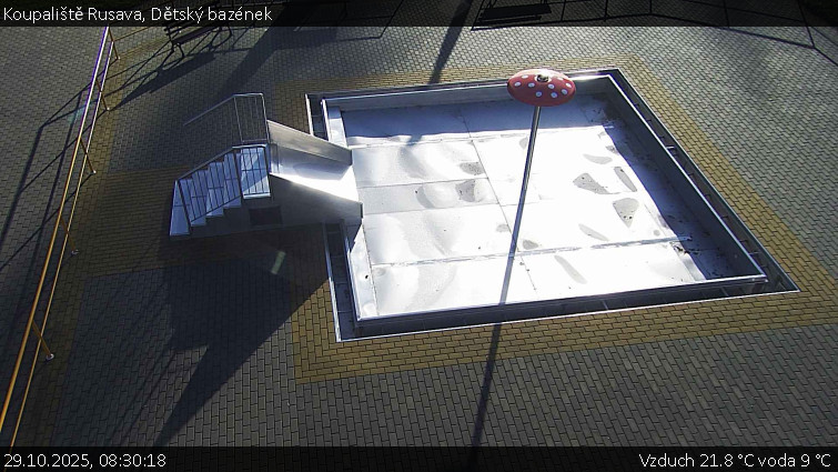 Koupaliště Rusava - Dětský bazének - 29.10.2025 v 08:30 Koupaliště Rusava - Dětský bazének - 29.10.2025 v 08:30