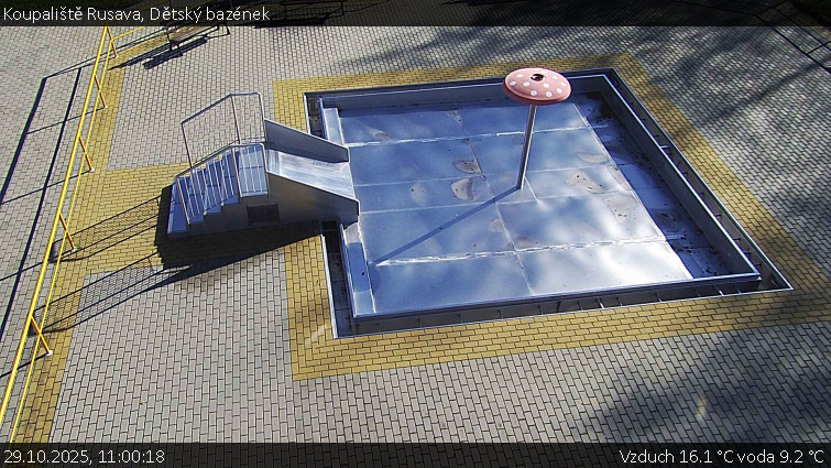Koupaliště Rusava - Dětský bazének - 29.10.2025 v 11:00 Koupaliště Rusava - Dětský bazének - 29.10.2025 v 11:00