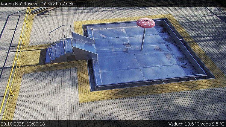 Koupaliště Rusava - Dětský bazének - 29.10.2025 v 13:00 Koupaliště Rusava - Dětský bazének - 29.10.2025 v 13:00