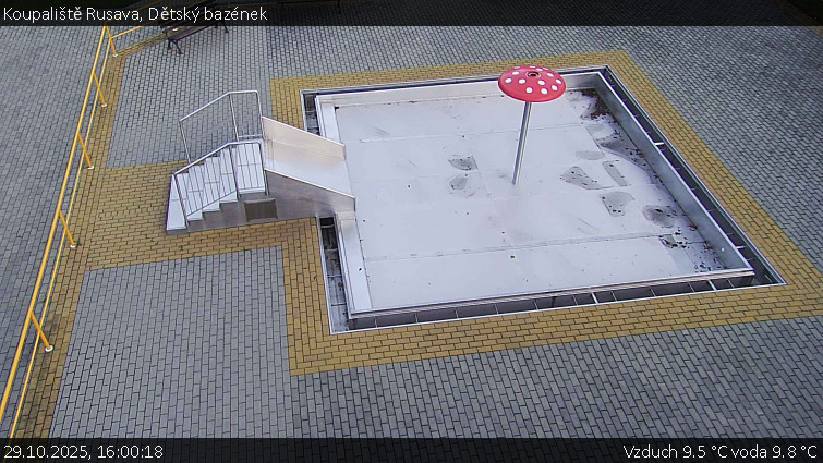 Koupaliště Rusava - Dětský bazének - 29.10.2025 v 16:00 Koupaliště Rusava - Dětský bazének - 29.10.2025 v 16:00
