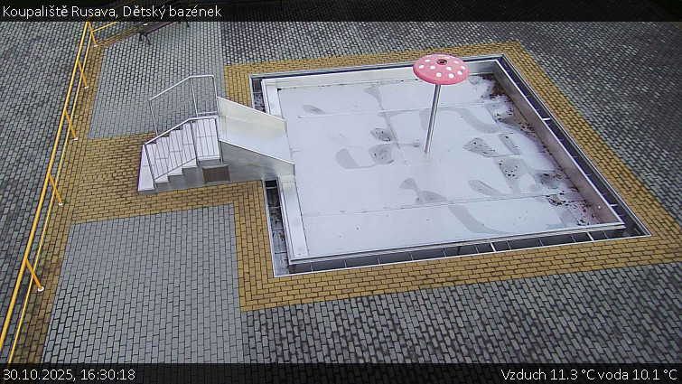 Koupaliště Rusava - Dětský bazének - 30.10.2025 v 16:30 Koupaliště Rusava - Dětský bazének - 30.10.2025 v 16:30