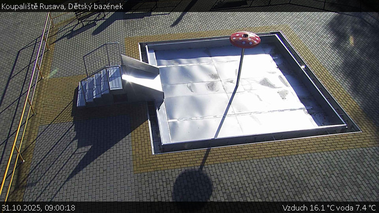 Koupaliště Rusava - Dětský bazének - 31.10.2025 v 09:00 Koupaliště Rusava - Dětský bazének - 31.10.2025 v 09:00