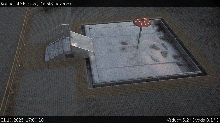 Koupaliště Rusava - Dětský bazének - 31.10.2025 v 17:00 Koupaliště Rusava - Dětský bazének - 31.10.2025 v 17:00