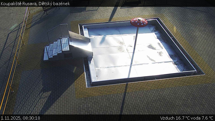 Koupaliště Rusava - Dětský bazének - 1.11.2025 v 08:30 Koupaliště Rusava - Dětský bazének - 1.11.2025 v 08:30